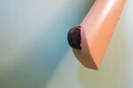 Detail trapleuning trappenhuis Burgemeester Tellegenstraat
<br/>
Marcel Westhoff, 2017-06-23